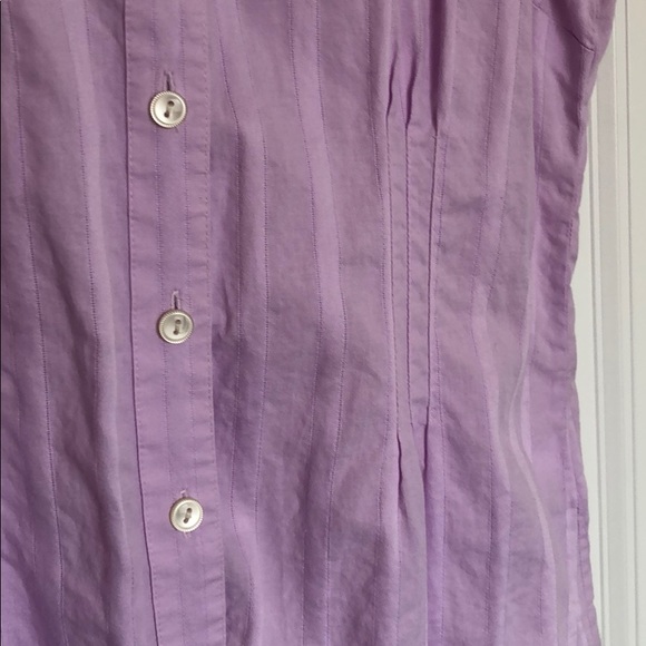 Short sleeve lavender button-down - Picture 2 of 3